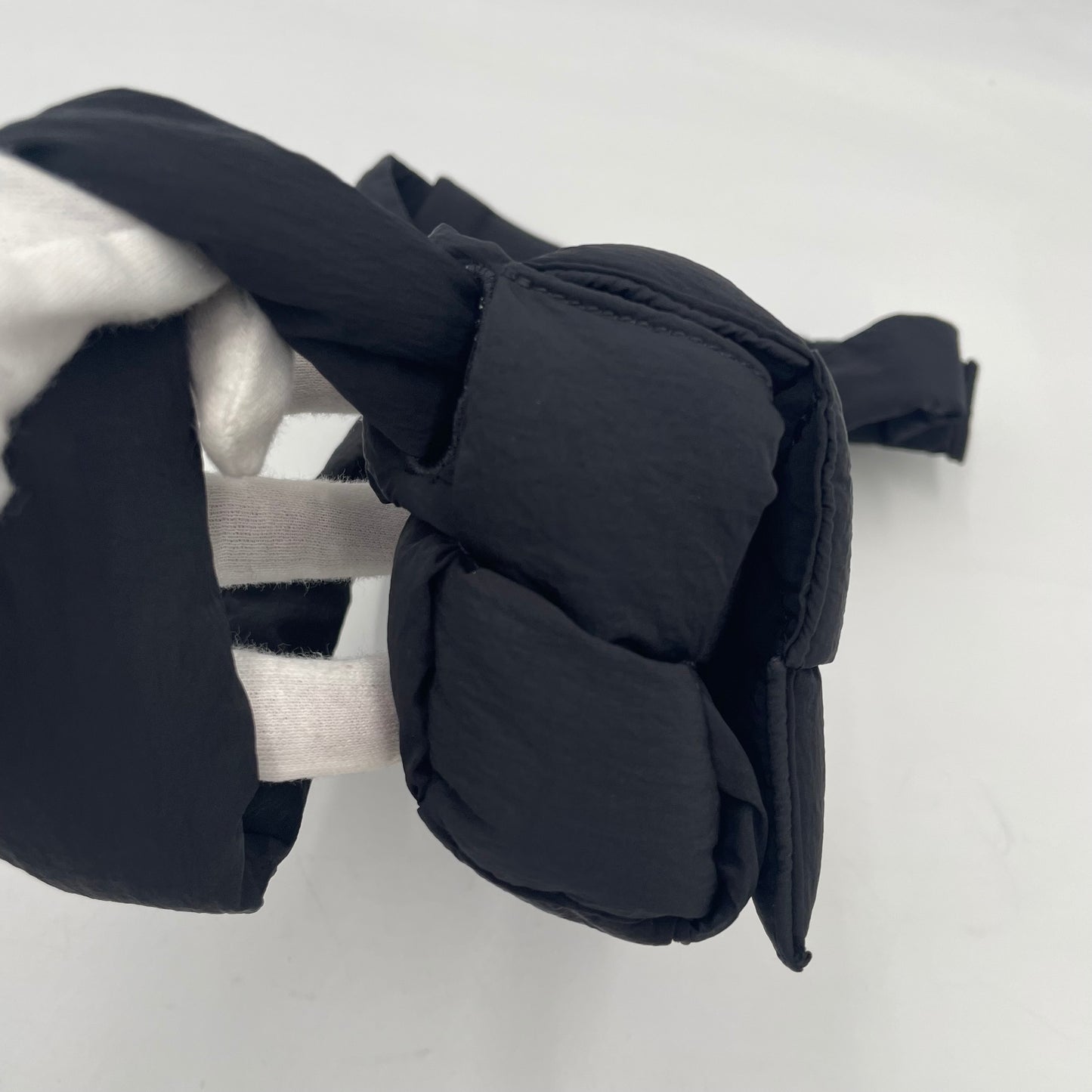 BOTTEGA VENETA Padded Intrecciato Nylon Body Bag