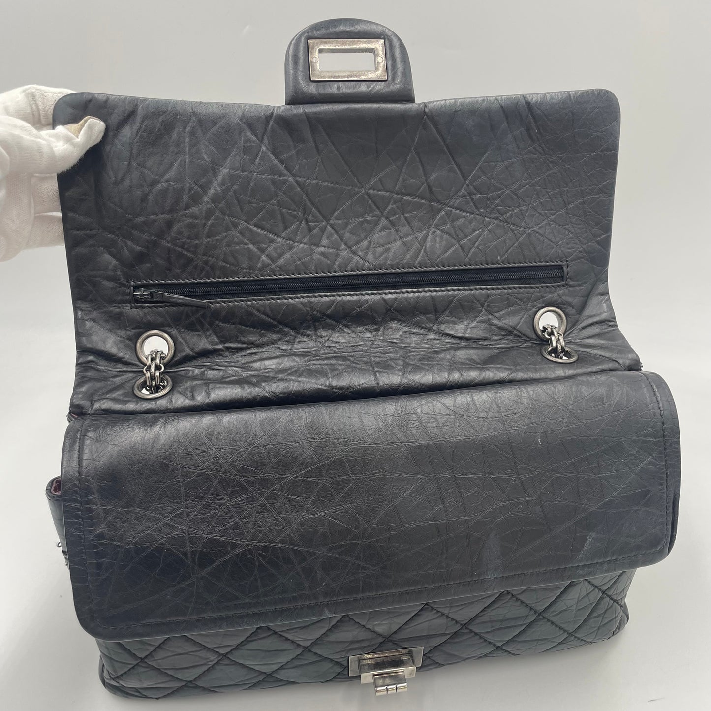 CHANEL Reissue 2.55 Flap Bag with Silver Hardware