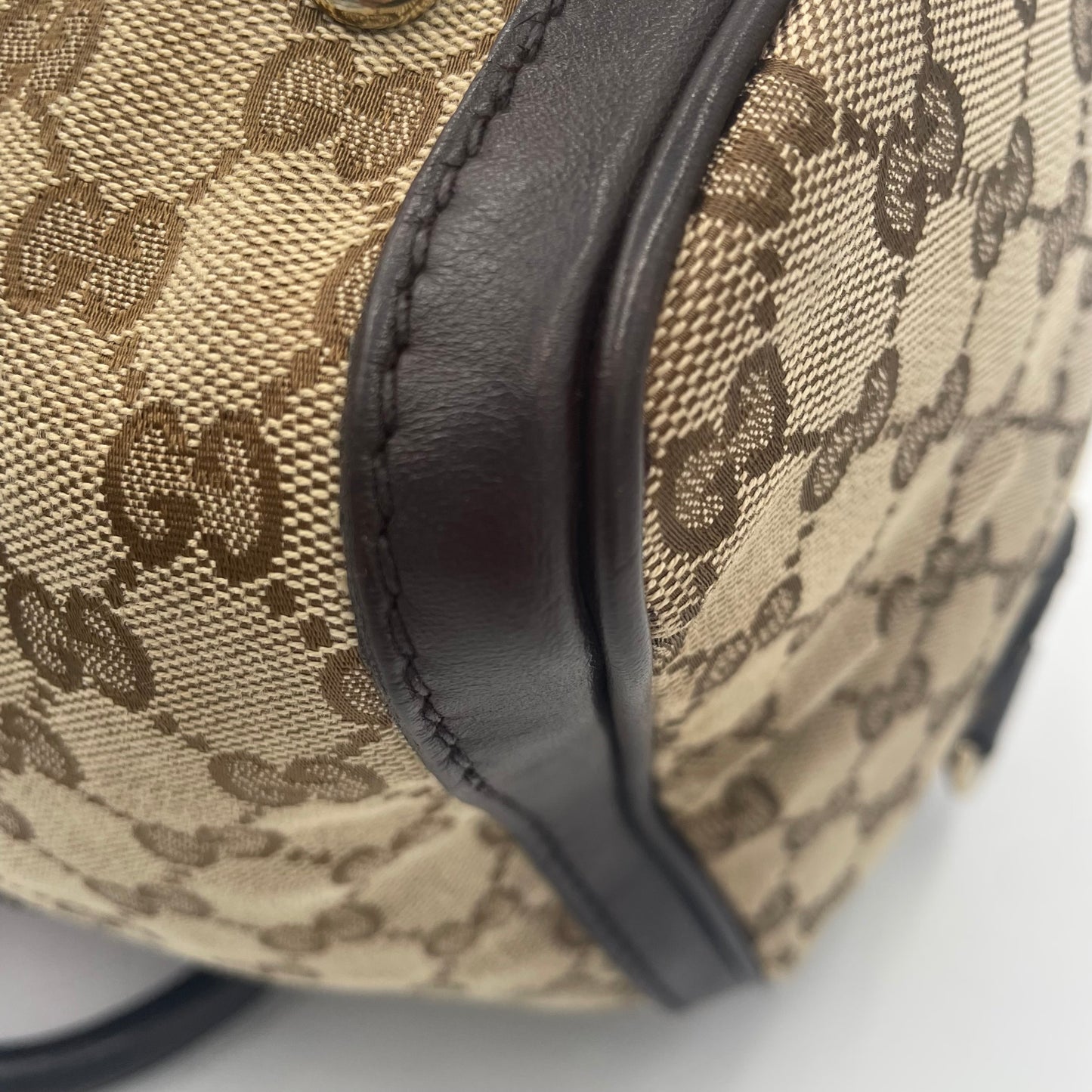 GUCCI GG Canvas Mini Boston Bag