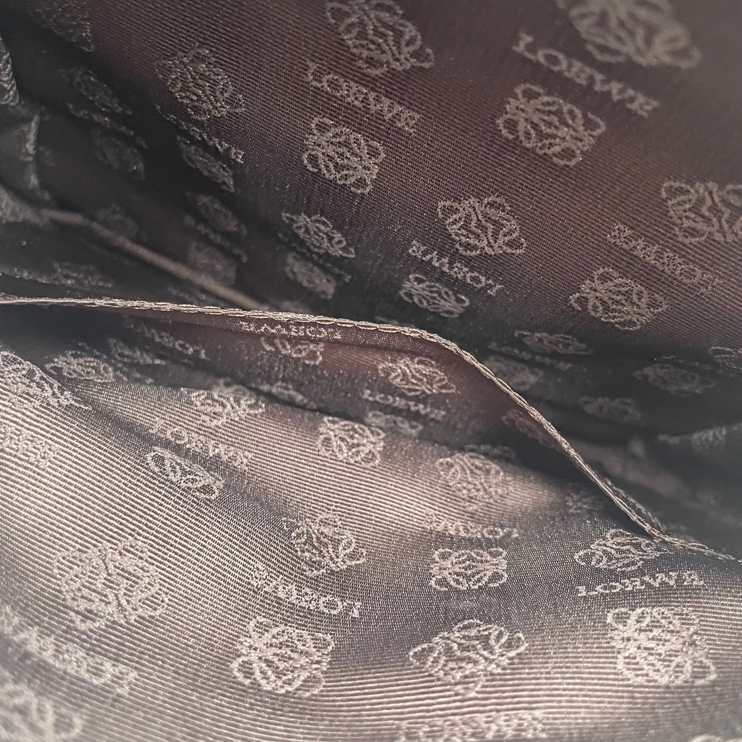 LOEWE Anagram Handbag Brown