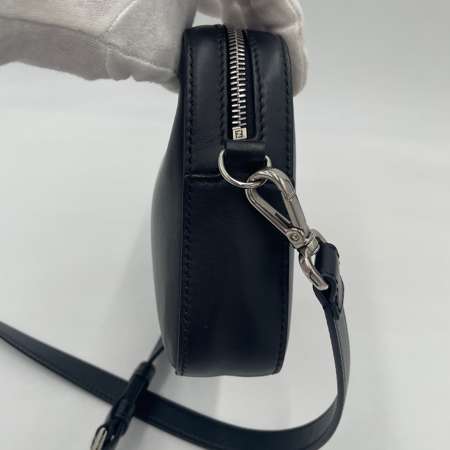 FENDI ROMA Logo Camera Bag